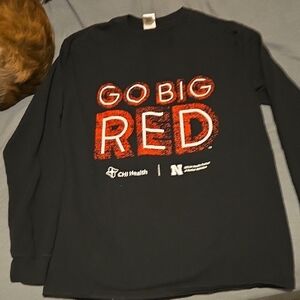 Nebraska Huskers Black Long Sleeve T-Shirt